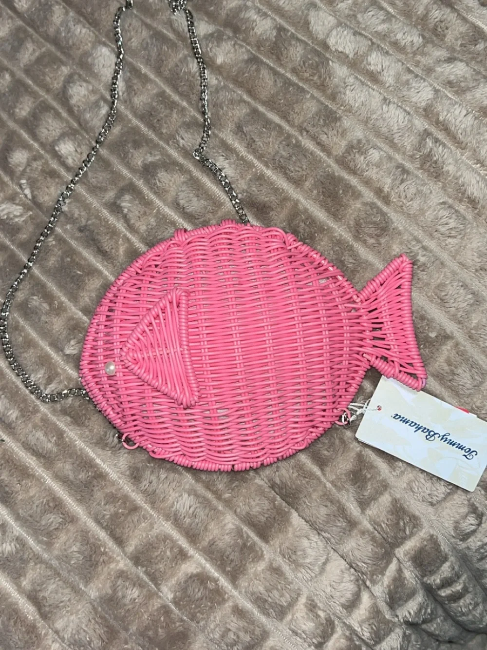 NWT Tommy Bahama Coral Woven Fish Crossbody Bag BUNDLE&SAVE